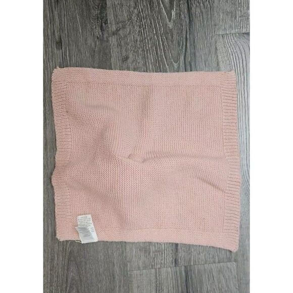 Modern Baby Pink Pig Lovey Blanket Sweater Knit Girl Snuggle Security - Picture 3 of 6